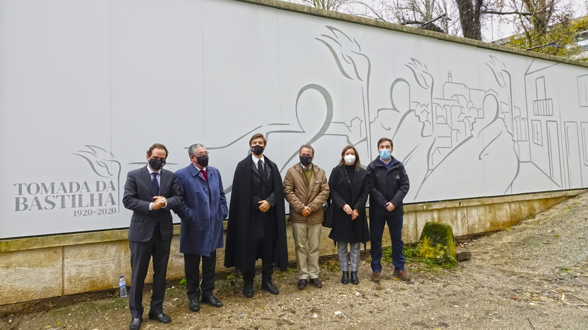 Académica de Coimbra assinala centenário da “Tomada da Bastilha” com mural