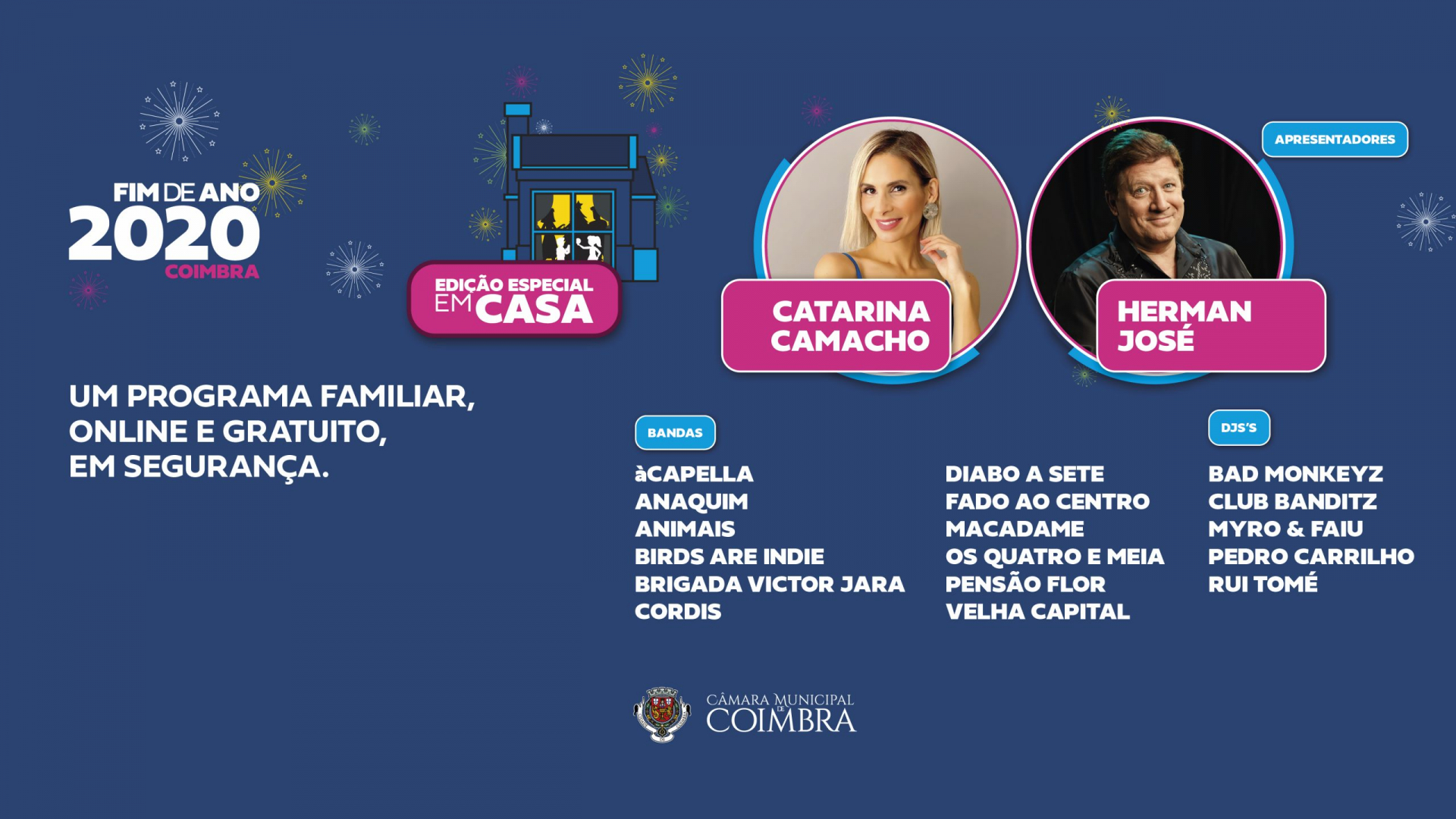 Fim de ano online só com bandas e DJs de Coimbra é “homenagem ao talento artístico”