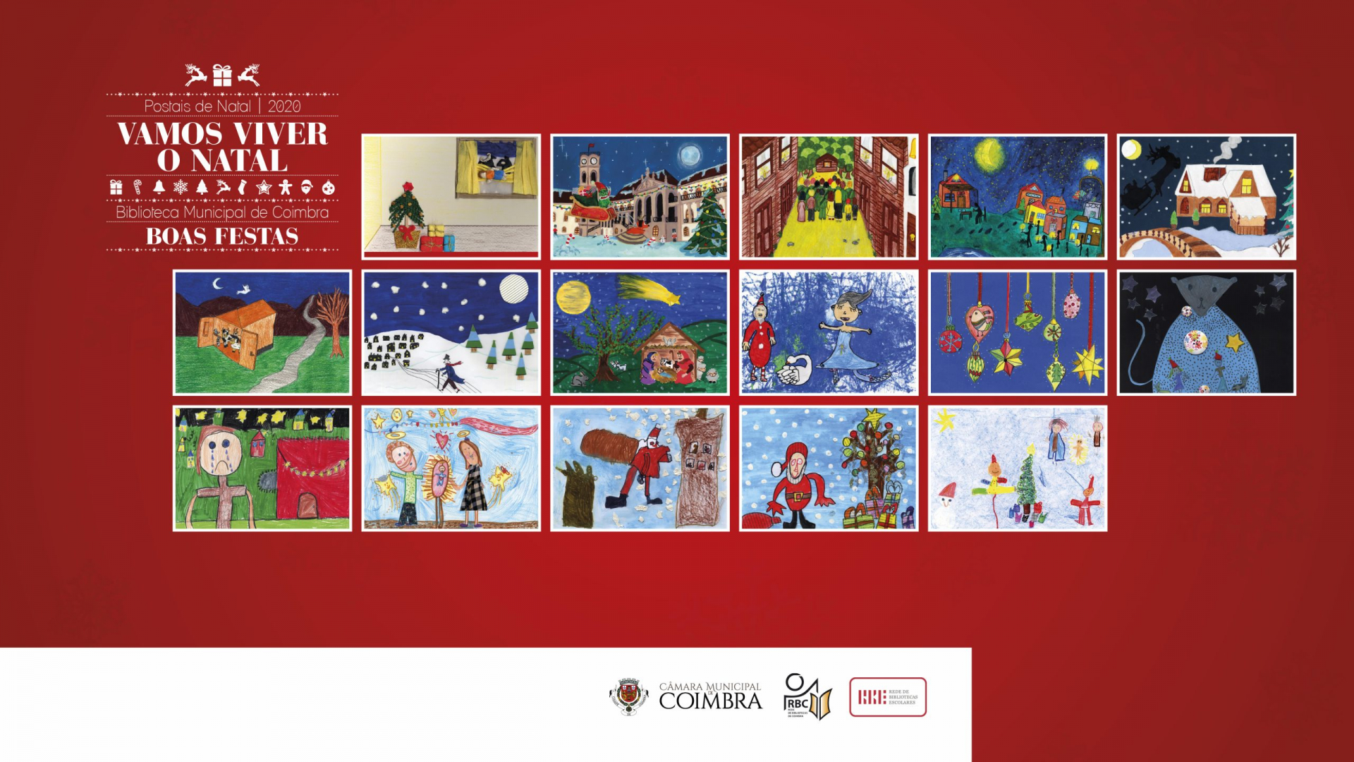 Projeto “Vamos Viver o Natal – Postal de Natal” com 16 trabalhos vencedores