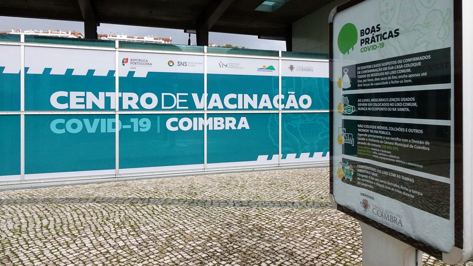 Centro de Vacinação COVID-19 de Coimbra começa a funcionar sexta-feira