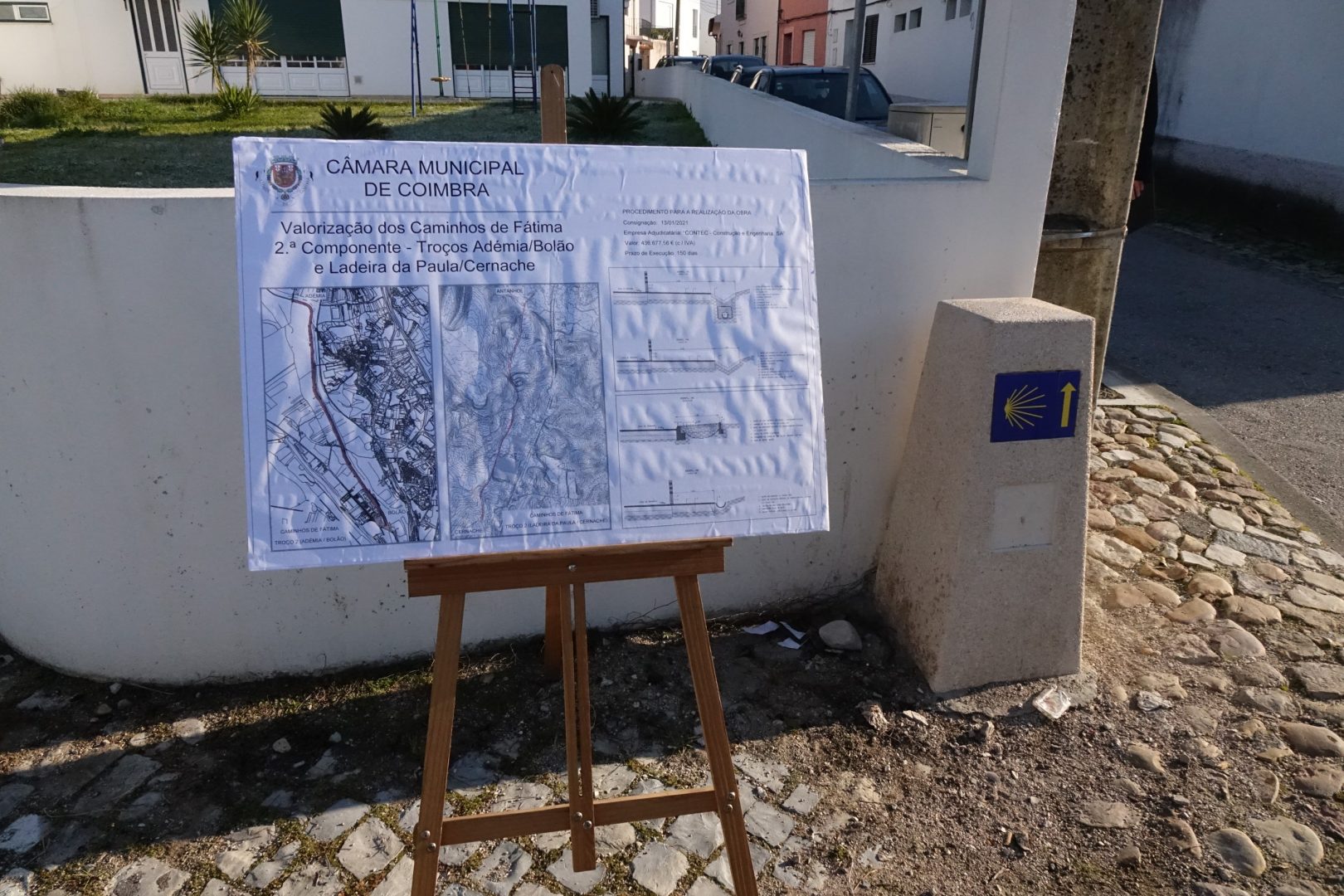 Caminhos de Fátima e Santiago: início de trabalhos obriga a condicionamentos no trânsito em Cernache e Antanhol