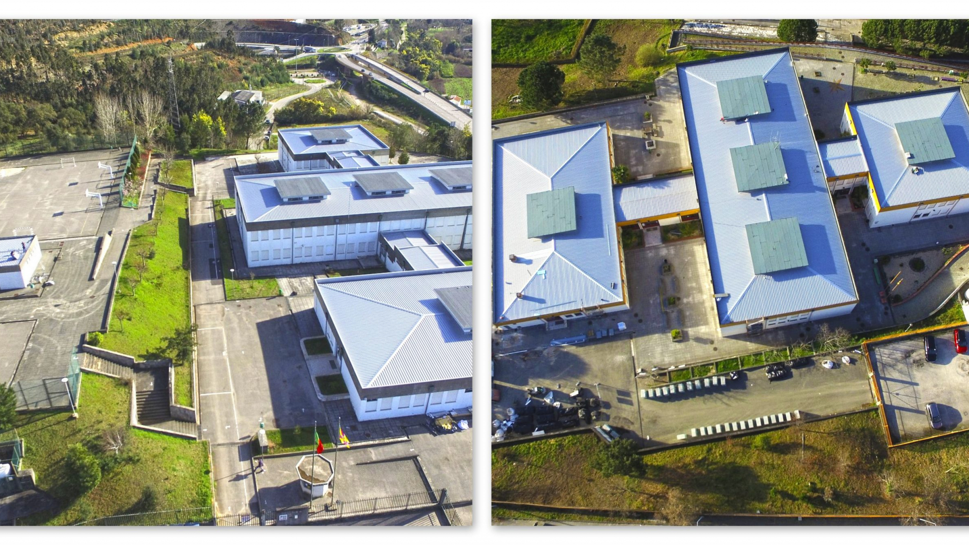 Remoção de fibrocimento concluída na escola básica de Ceira e em conclusão em Taveiro