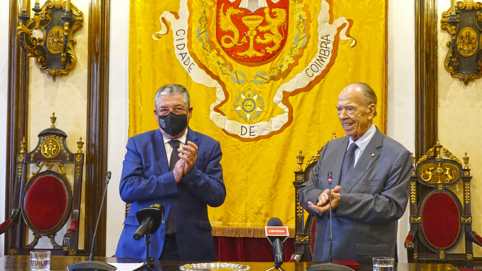 Câmara de Coimbra homenageia comendador Rui Nabeiro