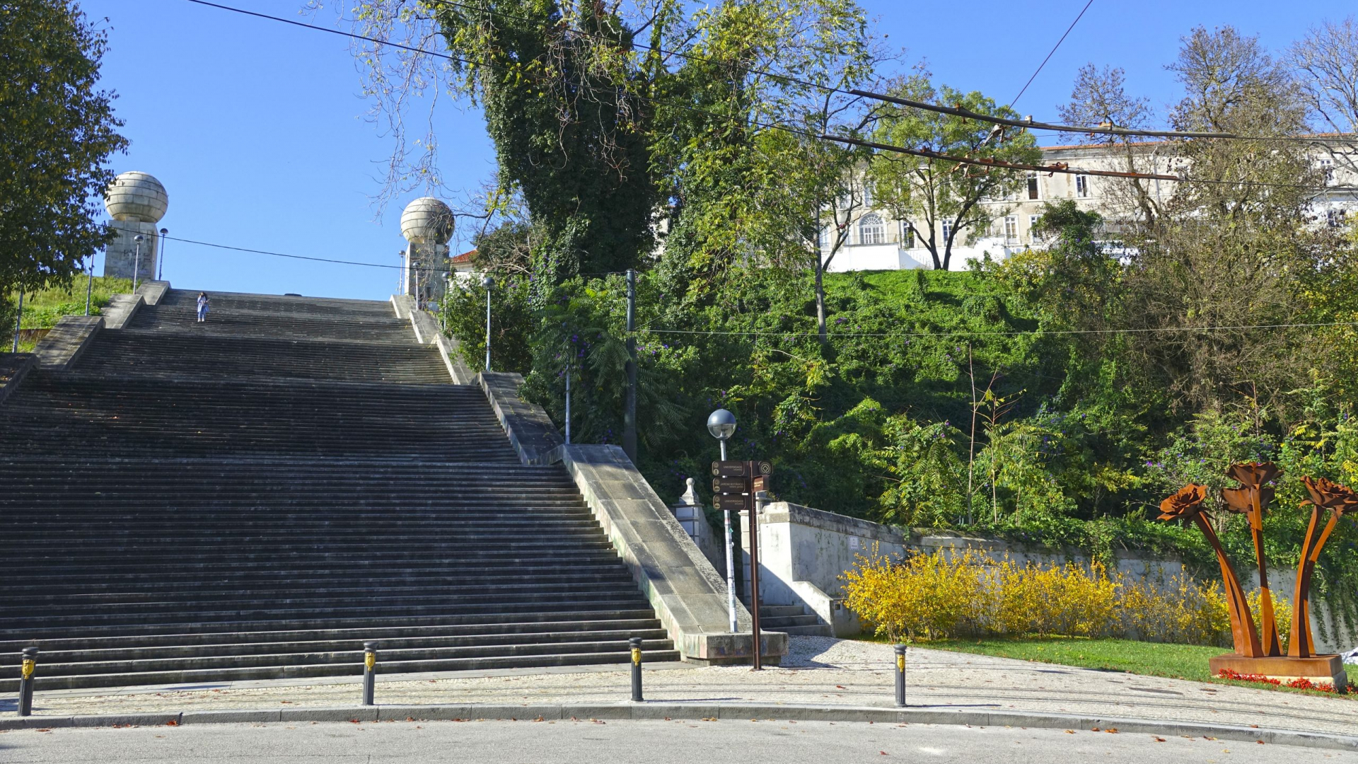 CM Coimbra lança concurso para construção de elevadores na encosta das Escadas Monumentais