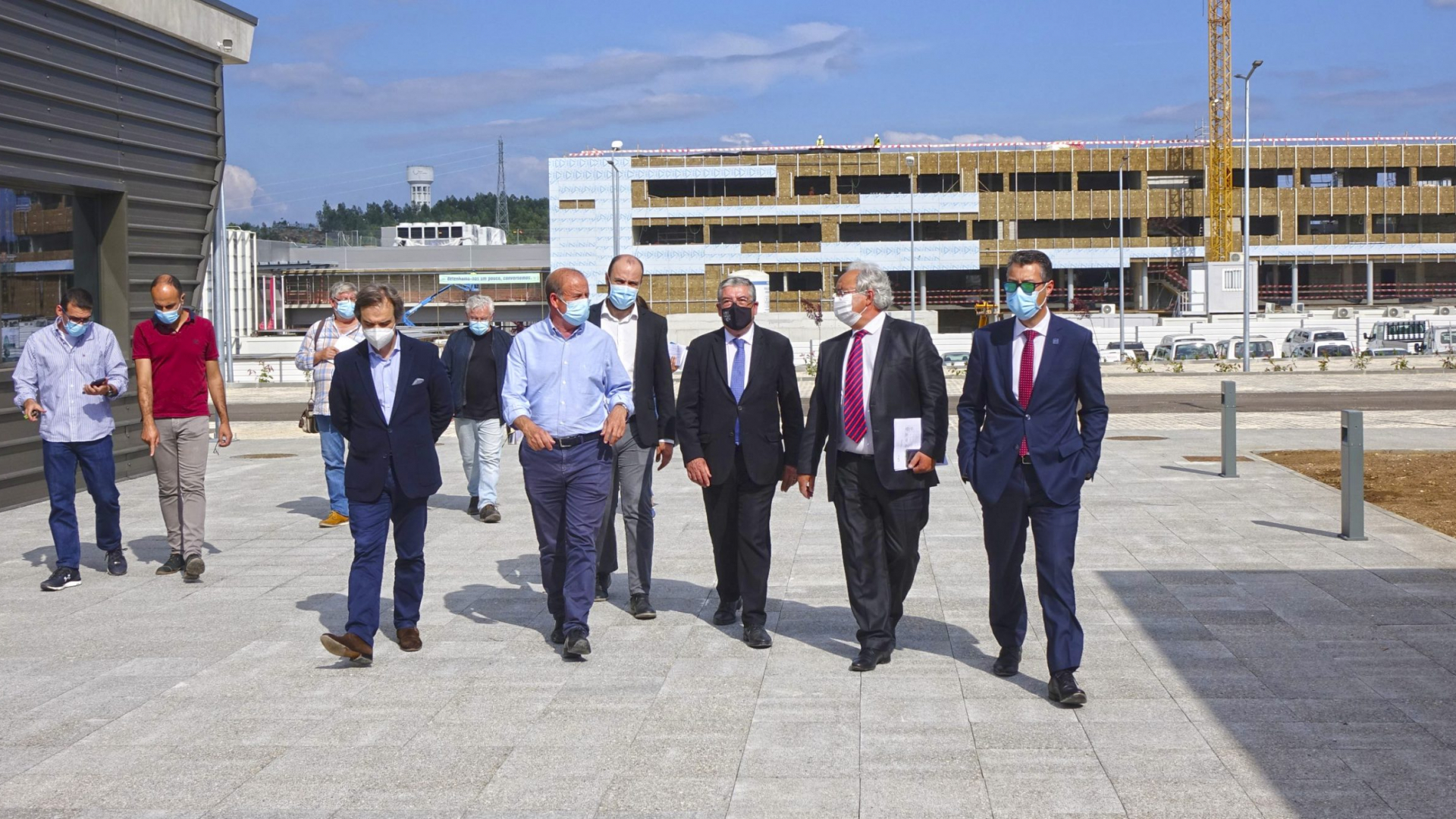 Manuel Machado visita importantes investimentos privados em curso no iParque