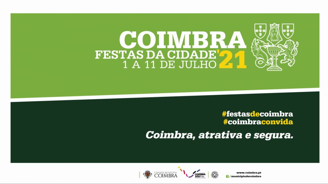 Festas da Cidade de Coimbra, de 1 a 11 de julho, em segurança e com concertos descentralizados