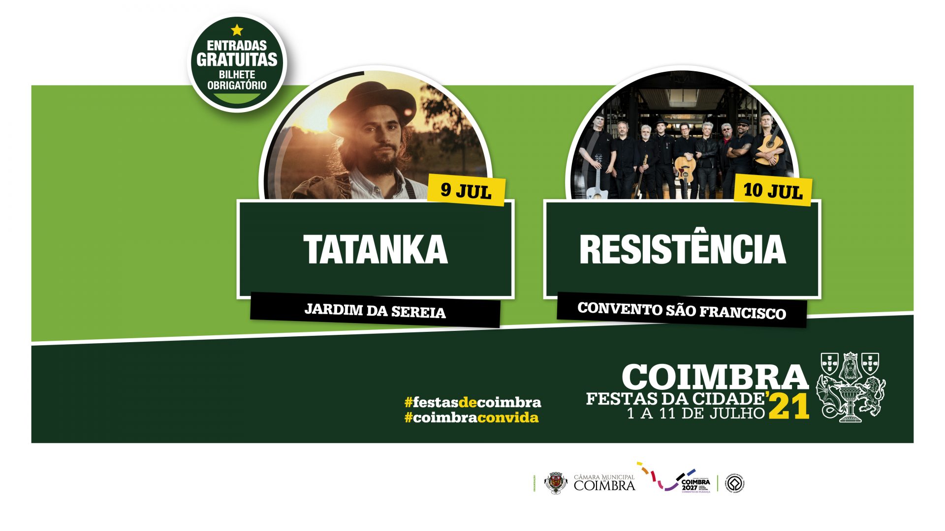 Tatanka e Resistência nas Festas da Cidade de Coimbra 2021