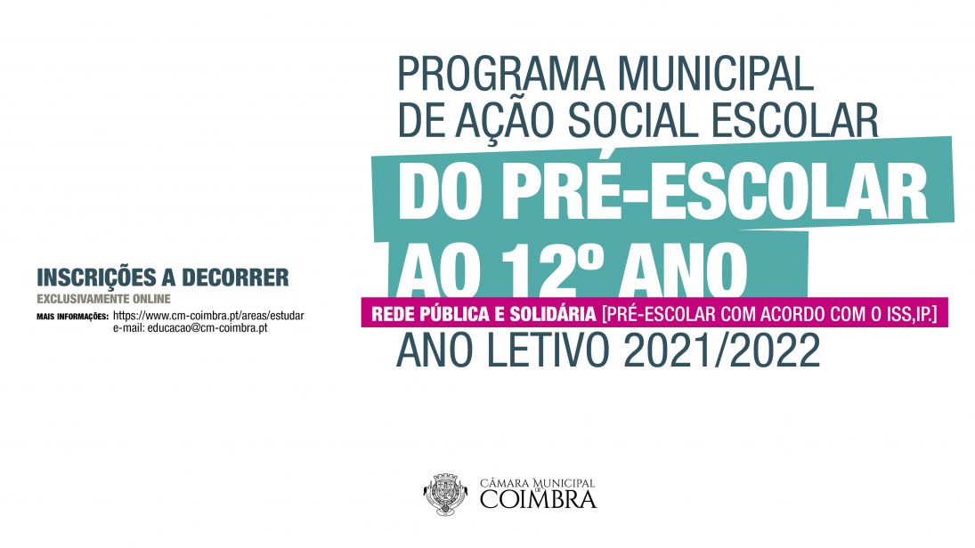 CM Coimbra reforça ação social escolar com 10,5M€ no próximo ano letivo