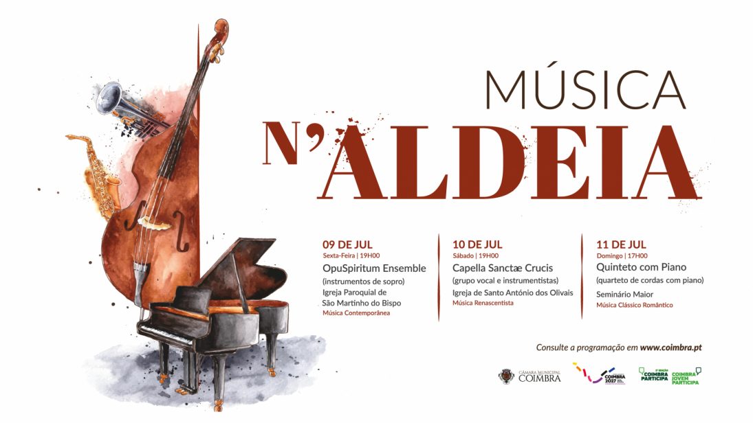 “Música n’Aldeia” continua em São Martinho do Bispo, Santo António dos Olivais e no Seminário Maior