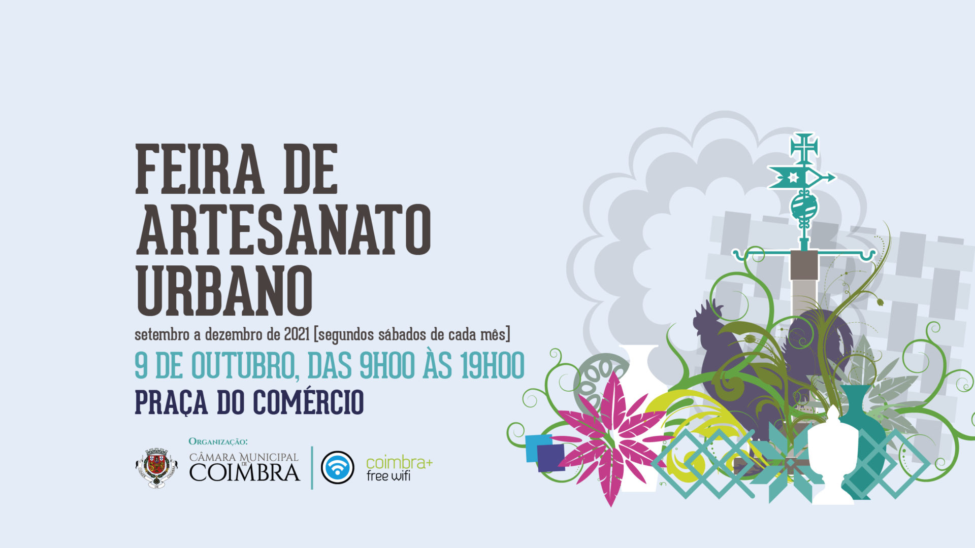 Feira de Artesanato Urbano volta este sábado à Praça do Comércio