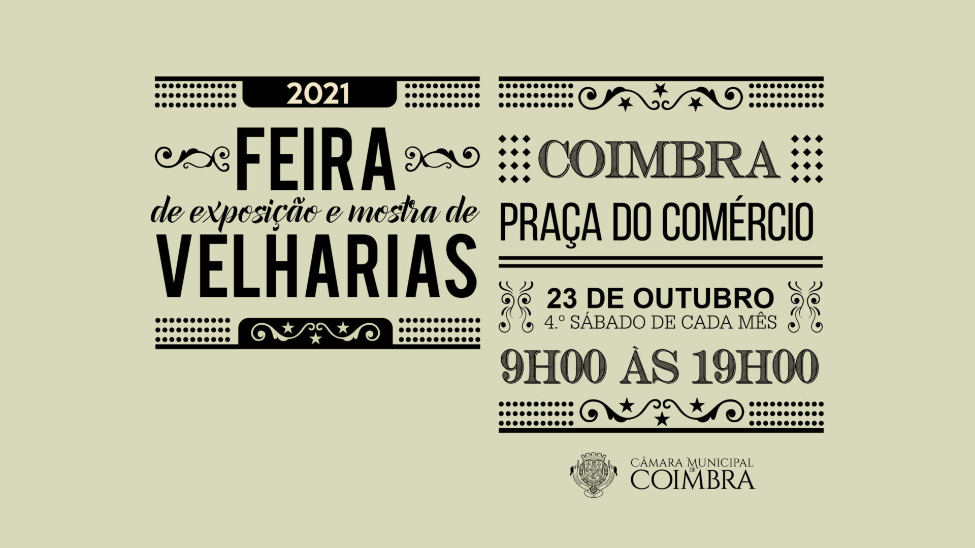 Feira de Velharias na Praça do Comércio este sábado