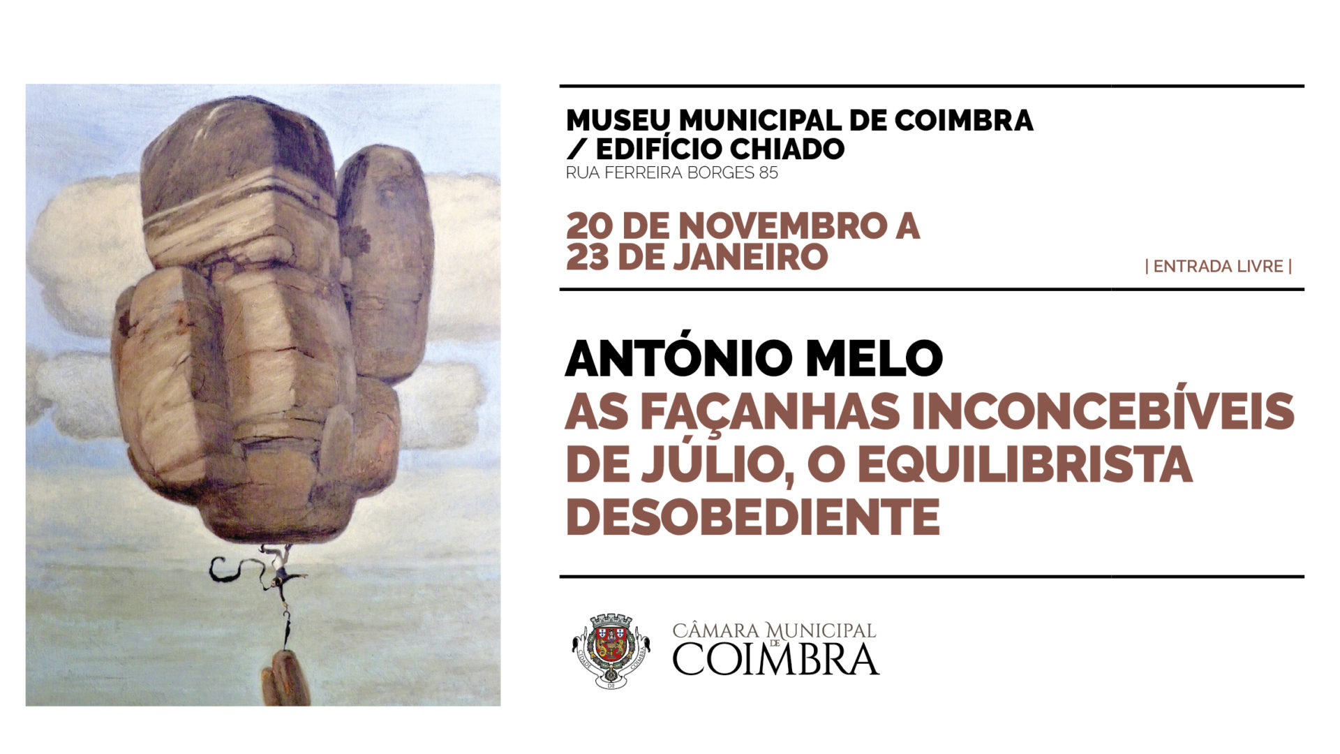 António Melo com exposição no Edifício Chiado até 23 de janeiro