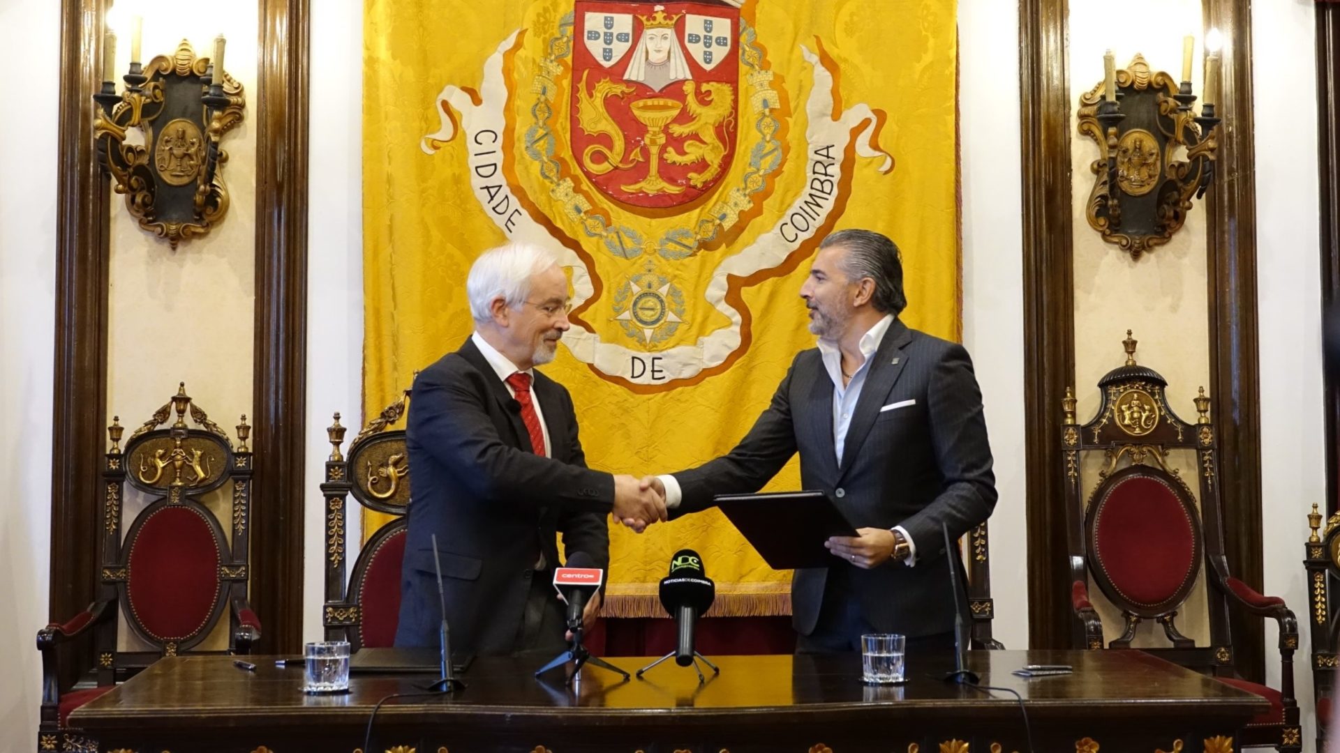 CM Coimbra e Altice formalizam protocolo para reforçar expansão de fibra ótica e rede móvel