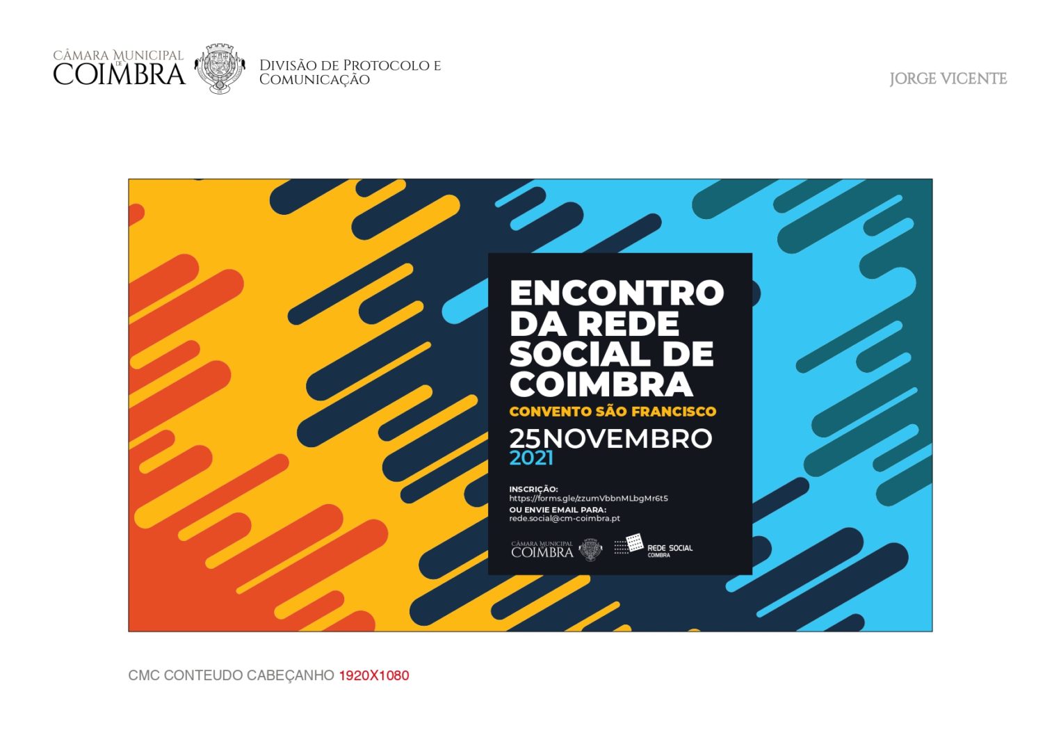 “Encontro da Rede Social de Coimbra” decorre no dia 25 de novembro no Convento São Francisco