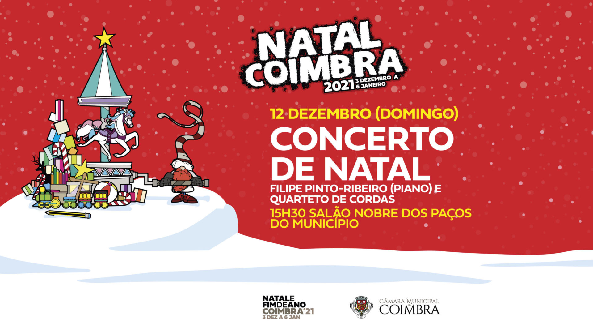 Câmara oferece à cidade concerto de Natal no próximo domingo
