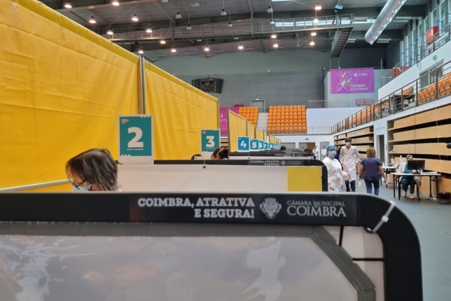 Centro de Vacinação de Coimbra passa para o Estádio Universitário