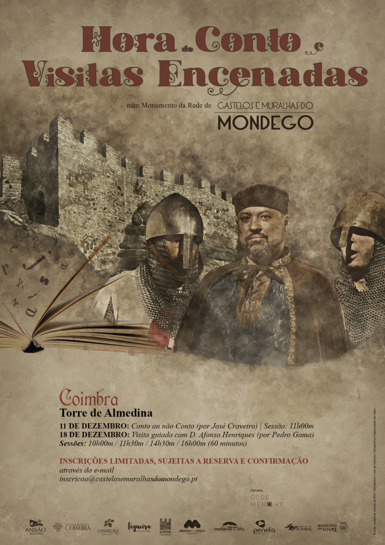 Hora do conto e visitas encenadas na Torre de Almedina, amanhã e 18 de dezembro