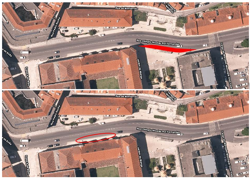 Repavimentação da calçada em frente ao Jardim da Manga obriga a condicionamento de trânsito