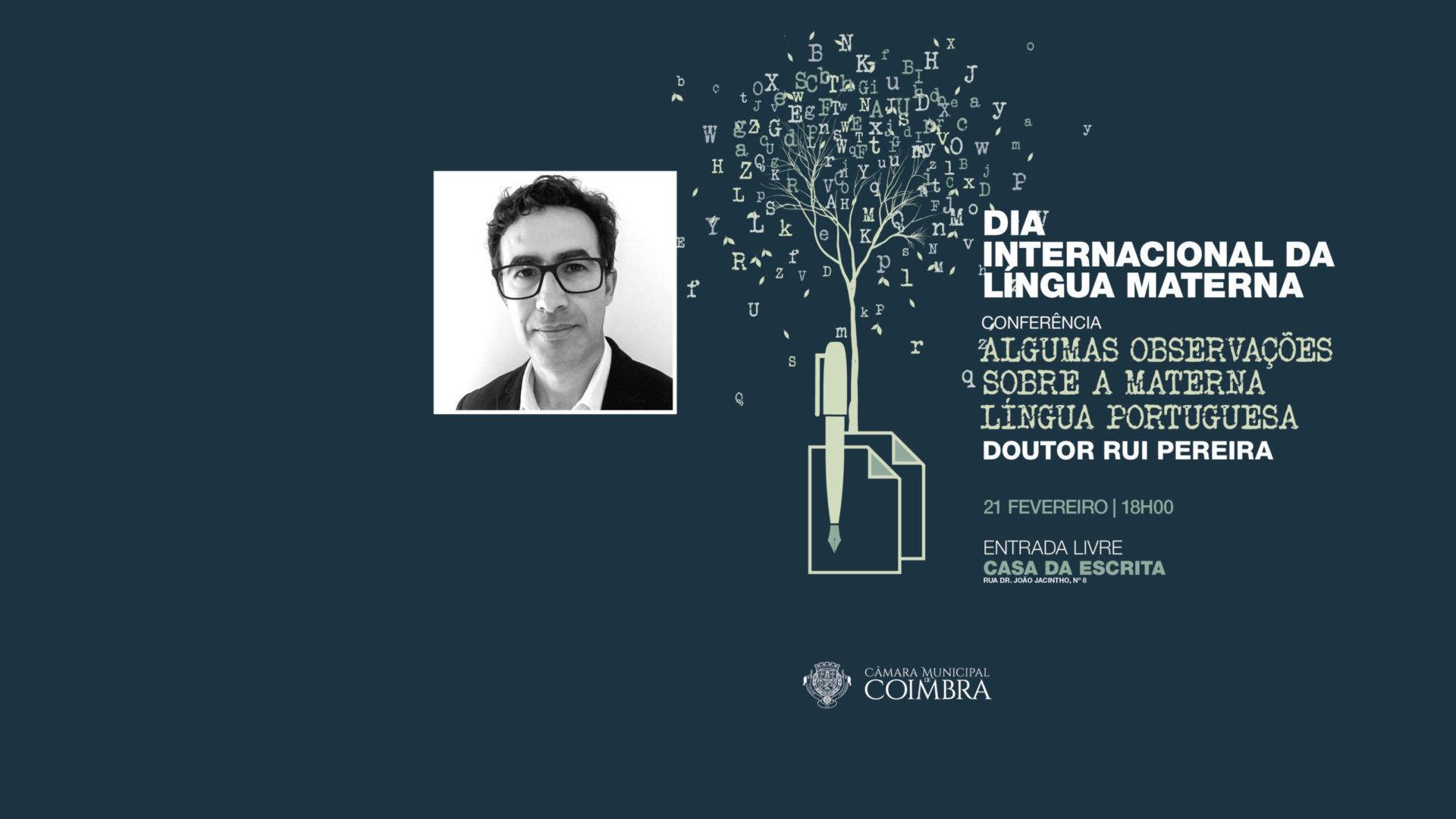 Casa da Escrita assinala Dia Internacional da Língua Materna com conferência