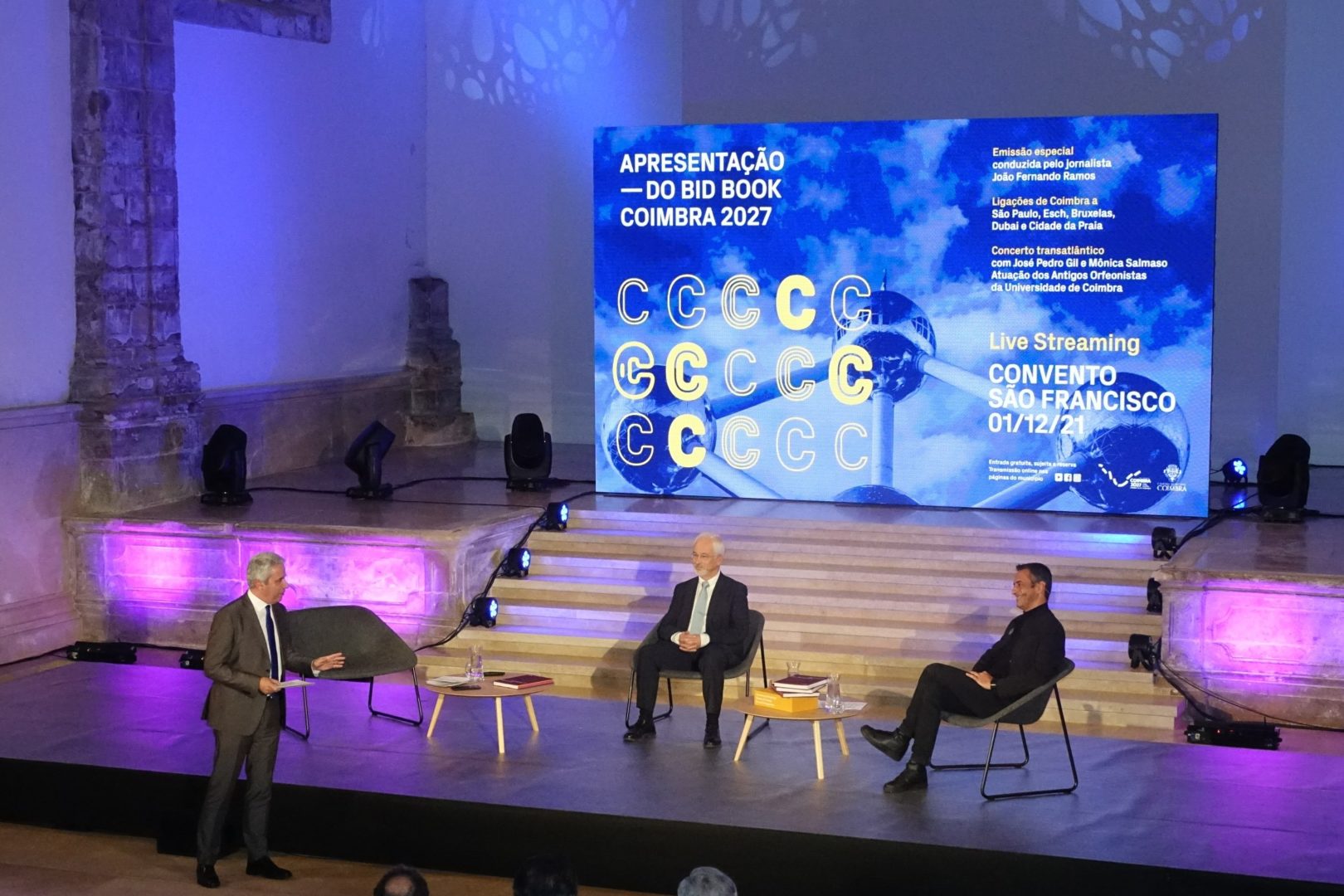 Presidente da CM Coimbra marca presença na abertura de Esch2022