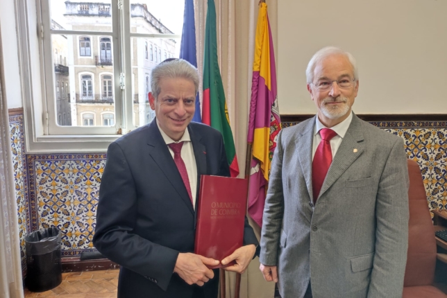 Vice-presidente da Conferência Europeia de Rabinos visita mikveh de Coimbra