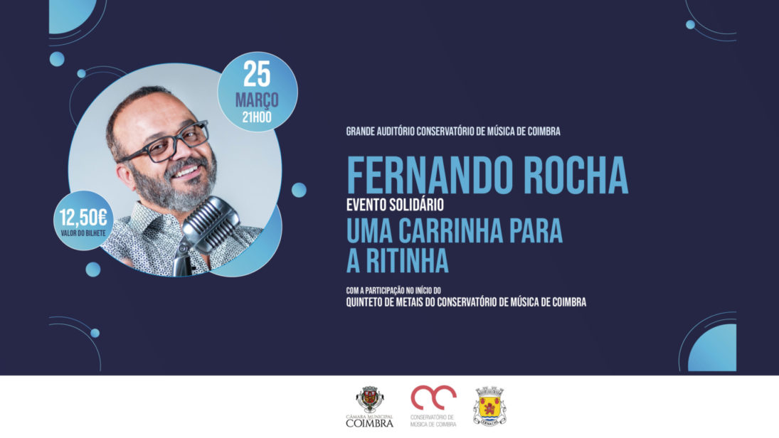Evento solidário “uma carrinha para a Ritinha” com Fernando Rocha no dia 25 de março