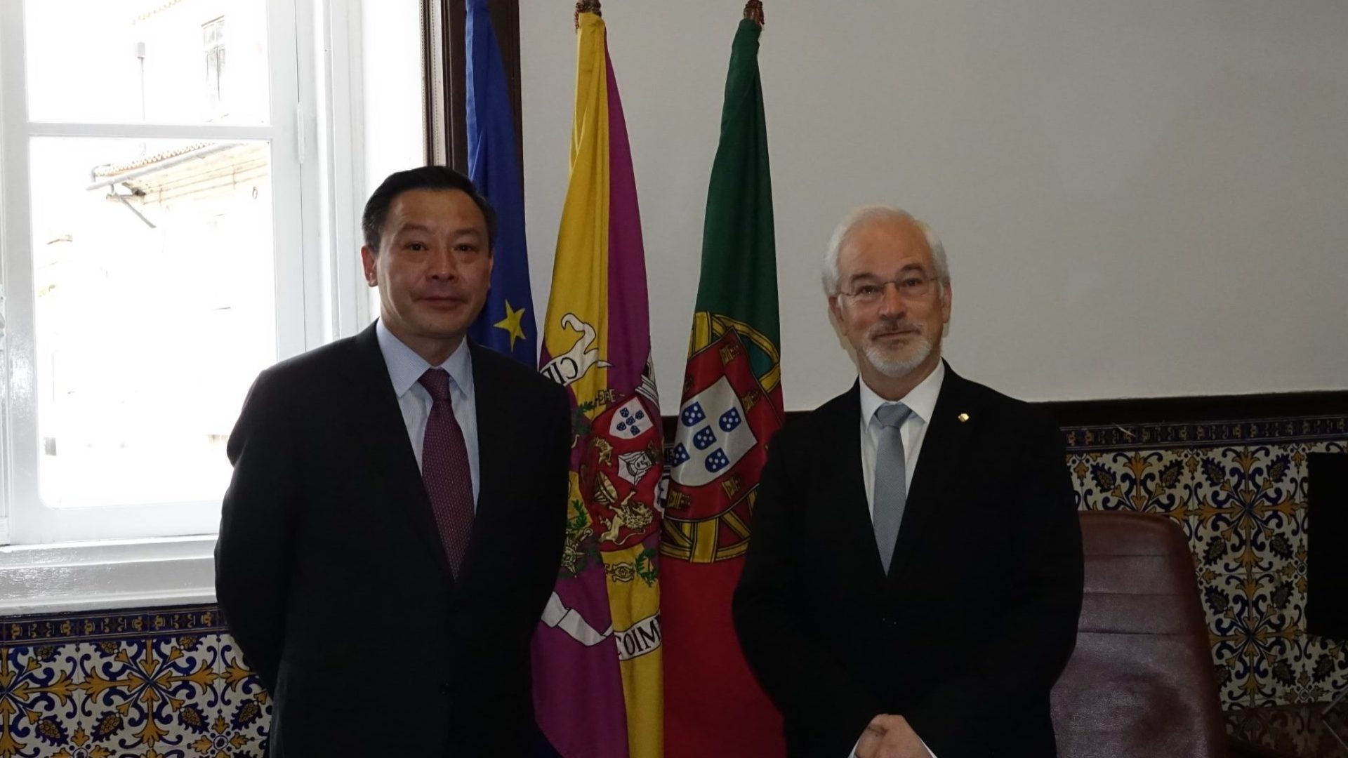 Embaixador do Cazaquistão visitou Coimbra e foi recebido nos Paços do Concelho