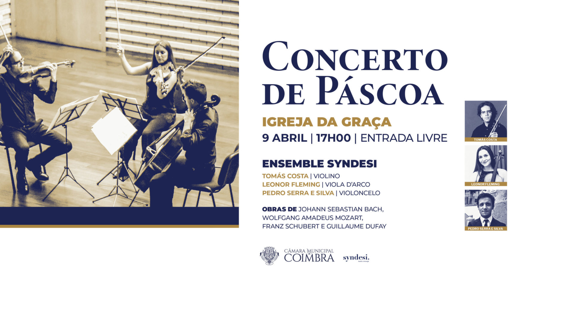 CM de Coimbra oferece à cidade concerto de Páscoa, no próximo sábado