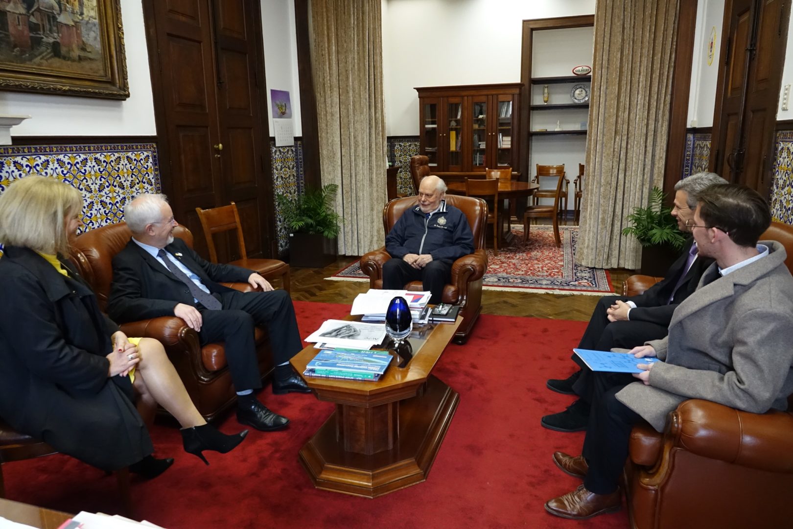 Fraser Stoddart, Nobel da Química em 2016, recebido na CM de Coimbra