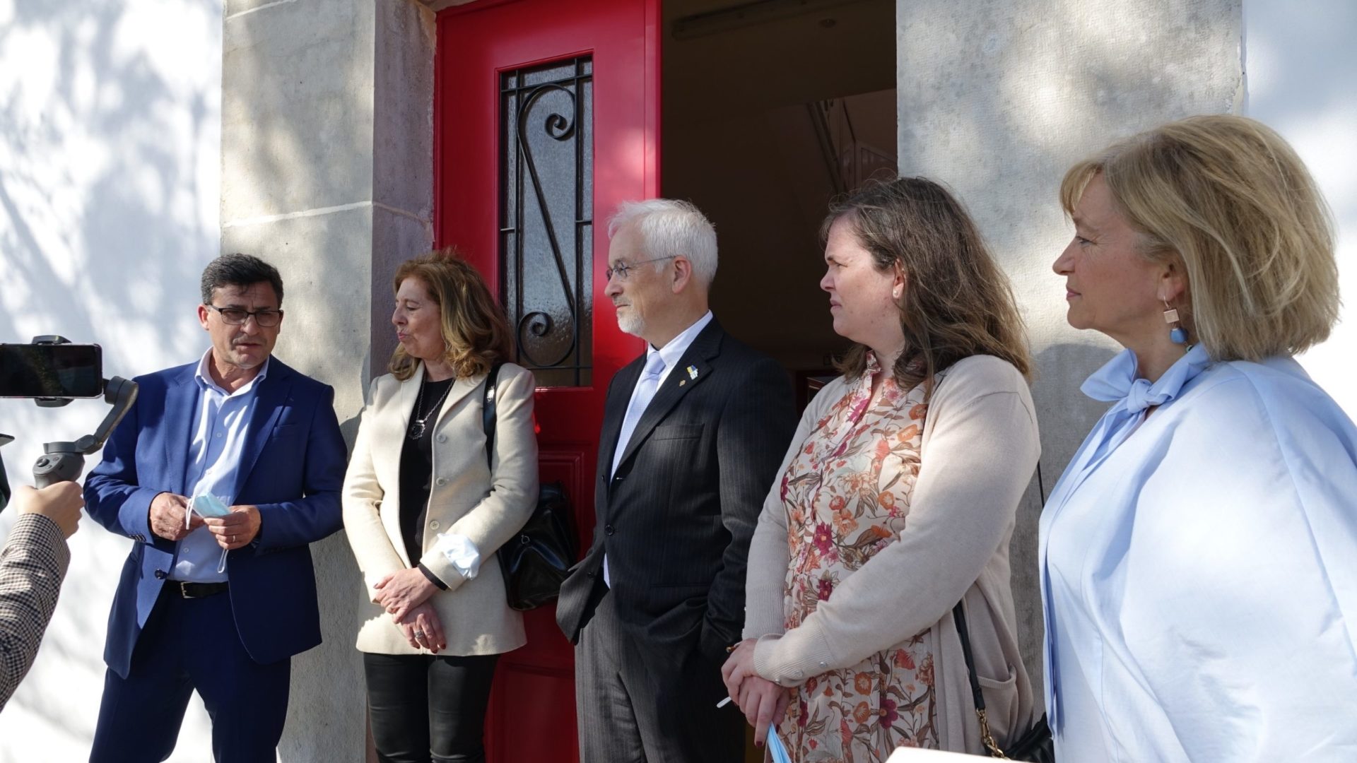 Escola Básica de Antuzede foi visitada hoje depois de obras de requalificação