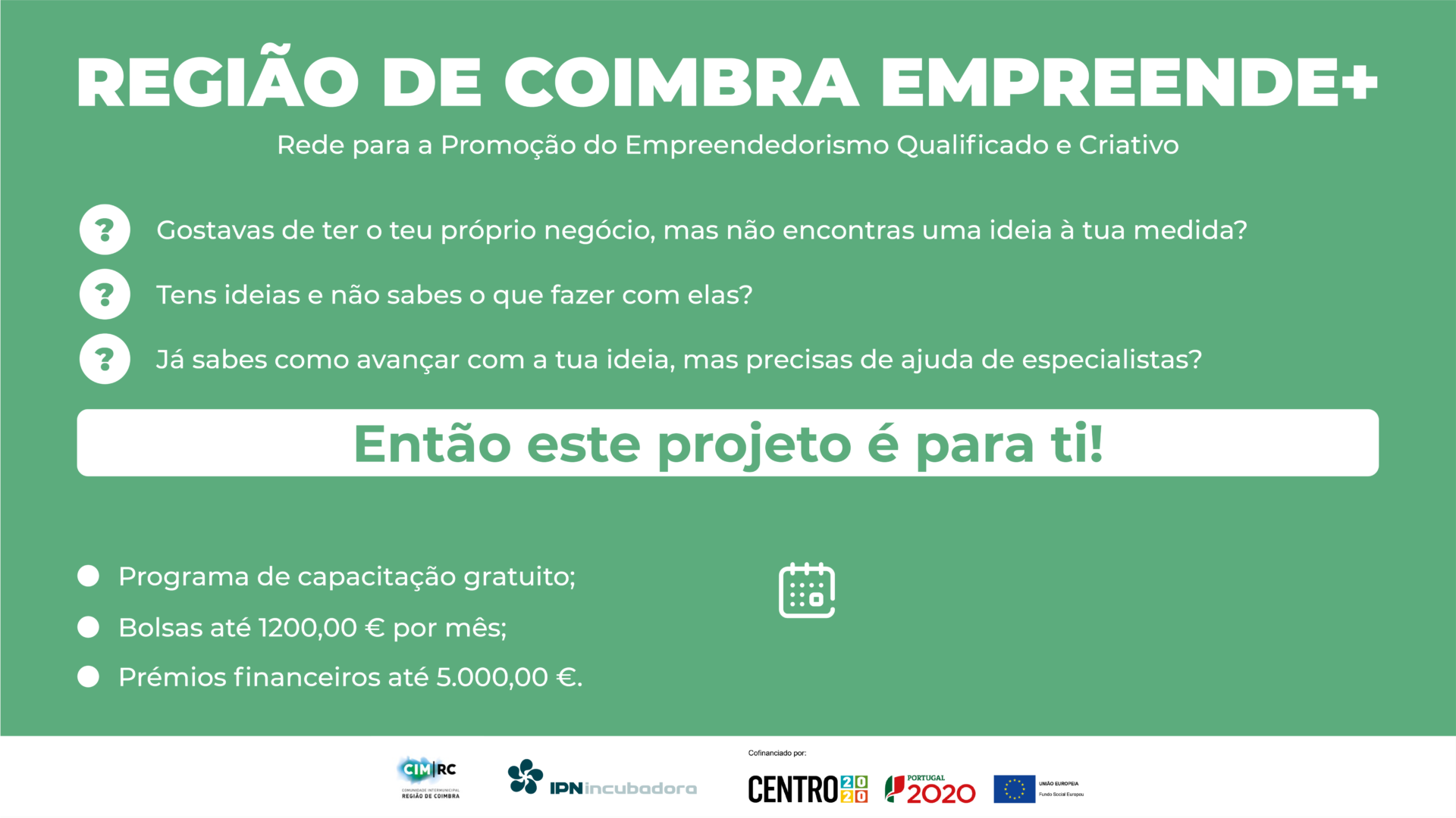 Coimbra apresenta projeto de promoção do empreendedorismo qualificado e criativo na região