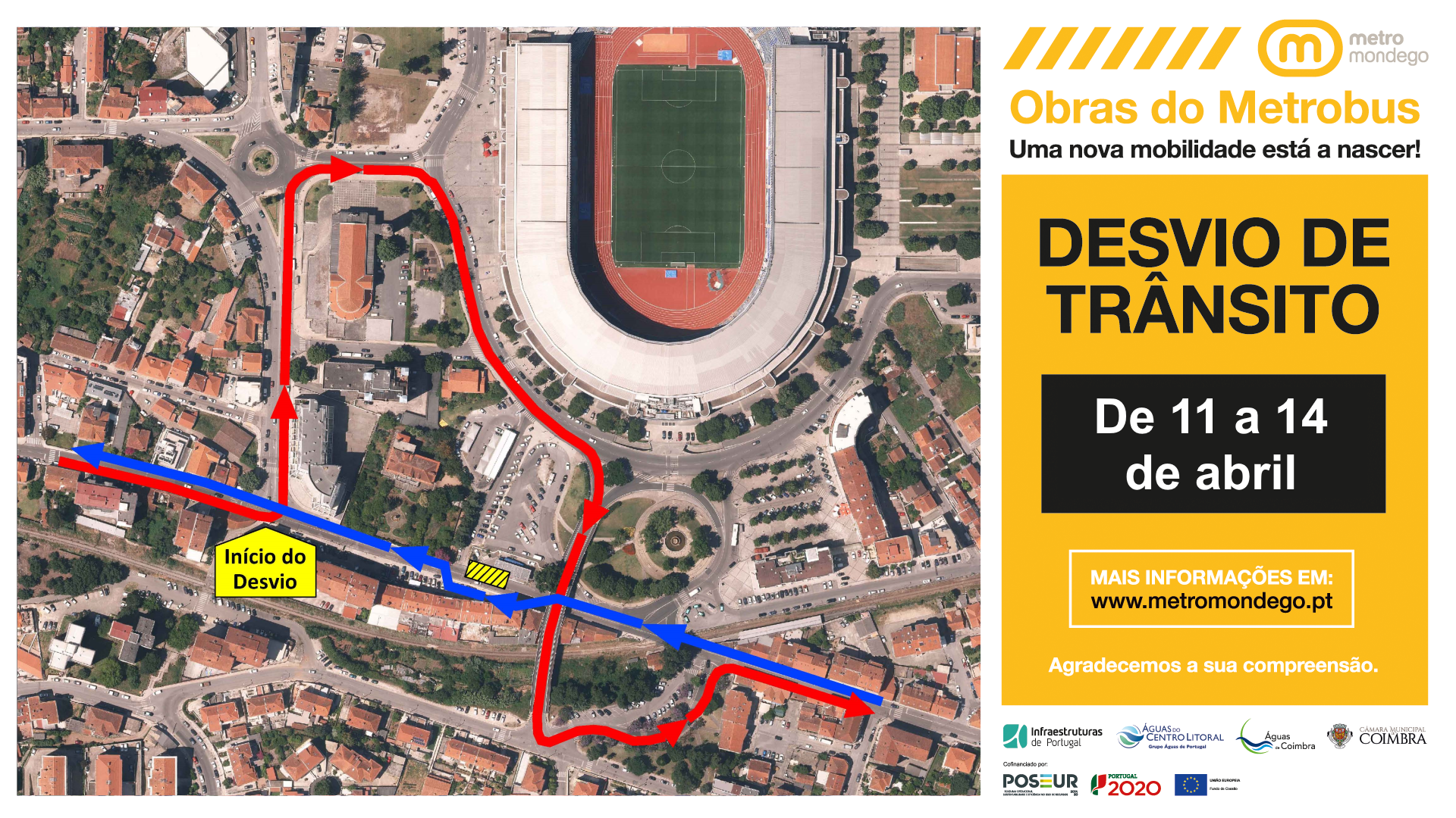 Obras do Metrobus – Condicionamento de Trânsito