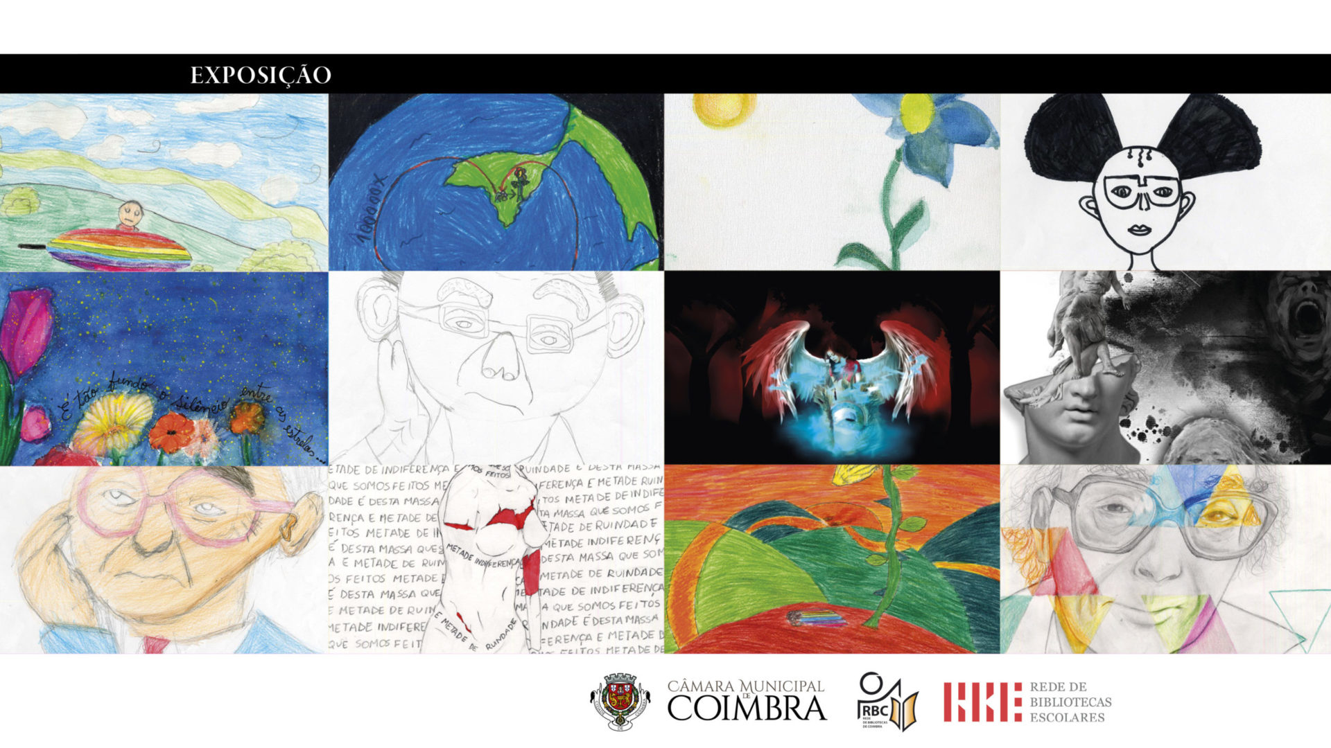CM Coimbra apresenta “(Re)viver Saramago”, exposição de alunos das escolas da Rede de Bibliotecas