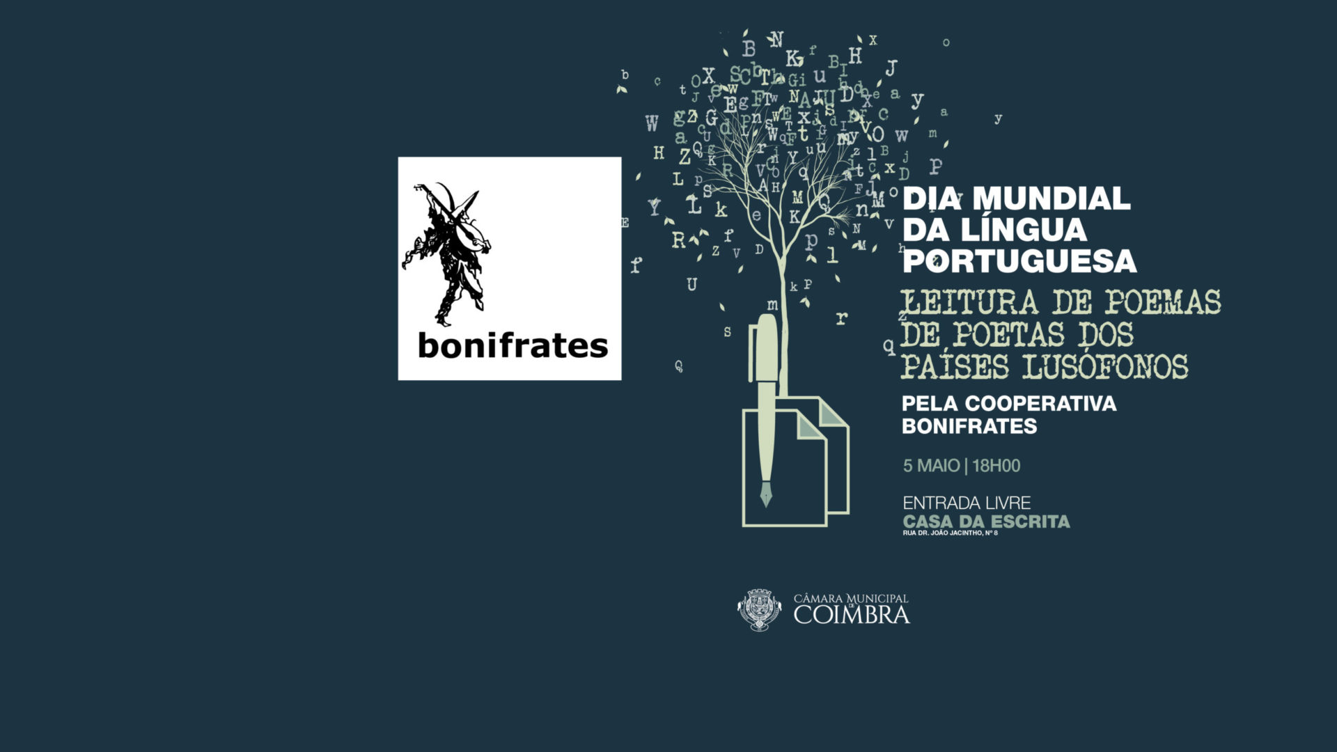 Dia Mundial da Língua Portuguesa assinalado com leitura de poemas na Casa da Escrita