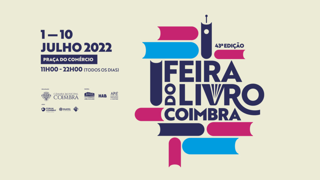 Feira do Livro de Coimbra em formato renovado e inovador, de 1 a 10 de julho, na Praça do Comércio