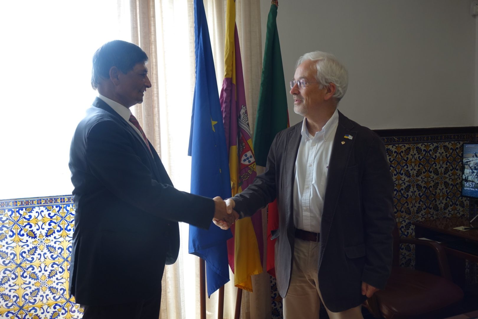 Embaixador do Paquistão de visita a Coimbra