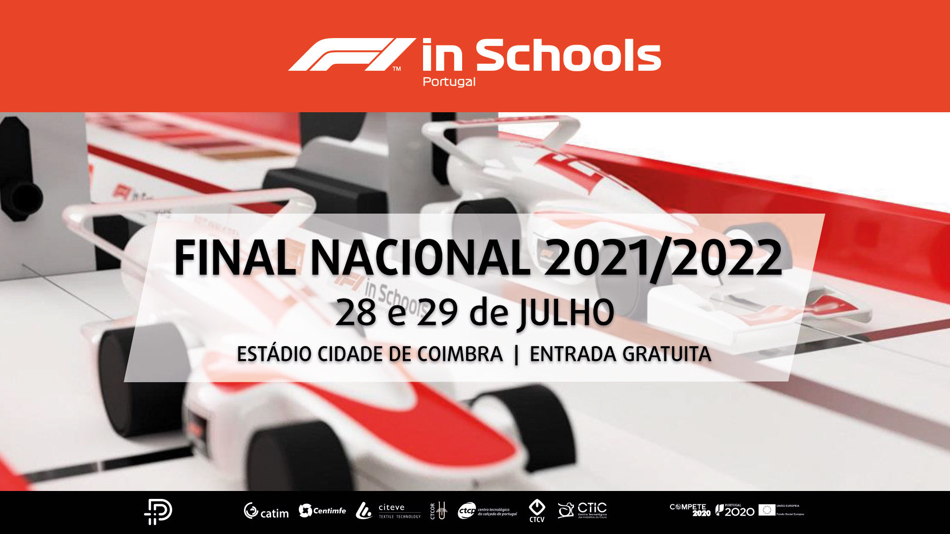 Final Nacional F1 In Schools 2021/2022 é em Coimbra