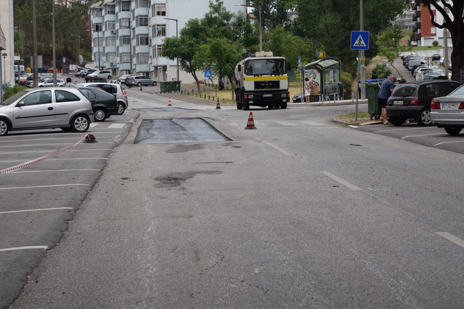 Repavimentação da rua Dom Luís da Cunha condiciona trânsito na Quinta da Maia