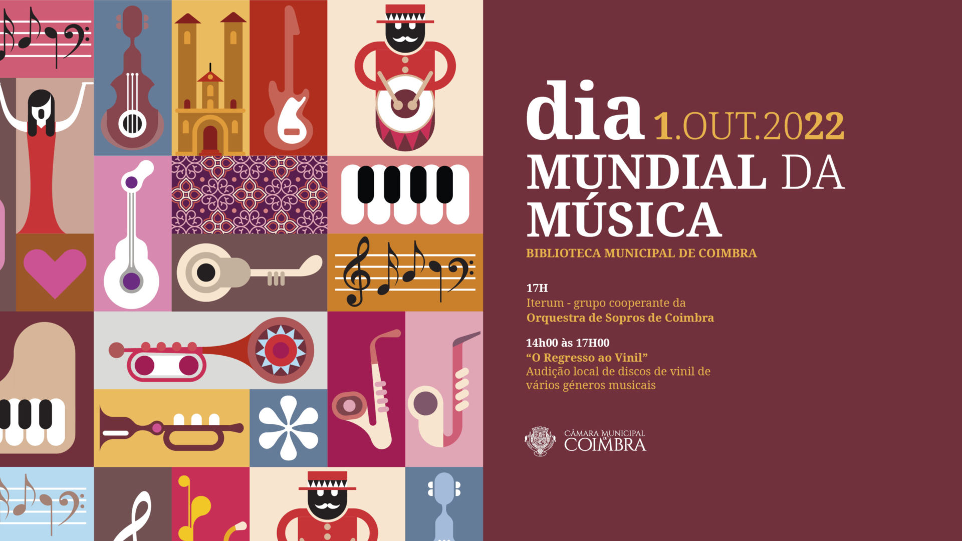 Dia Mundial da Música celebrado na Biblioteca Municipal de Coimbra com várias iniciativas