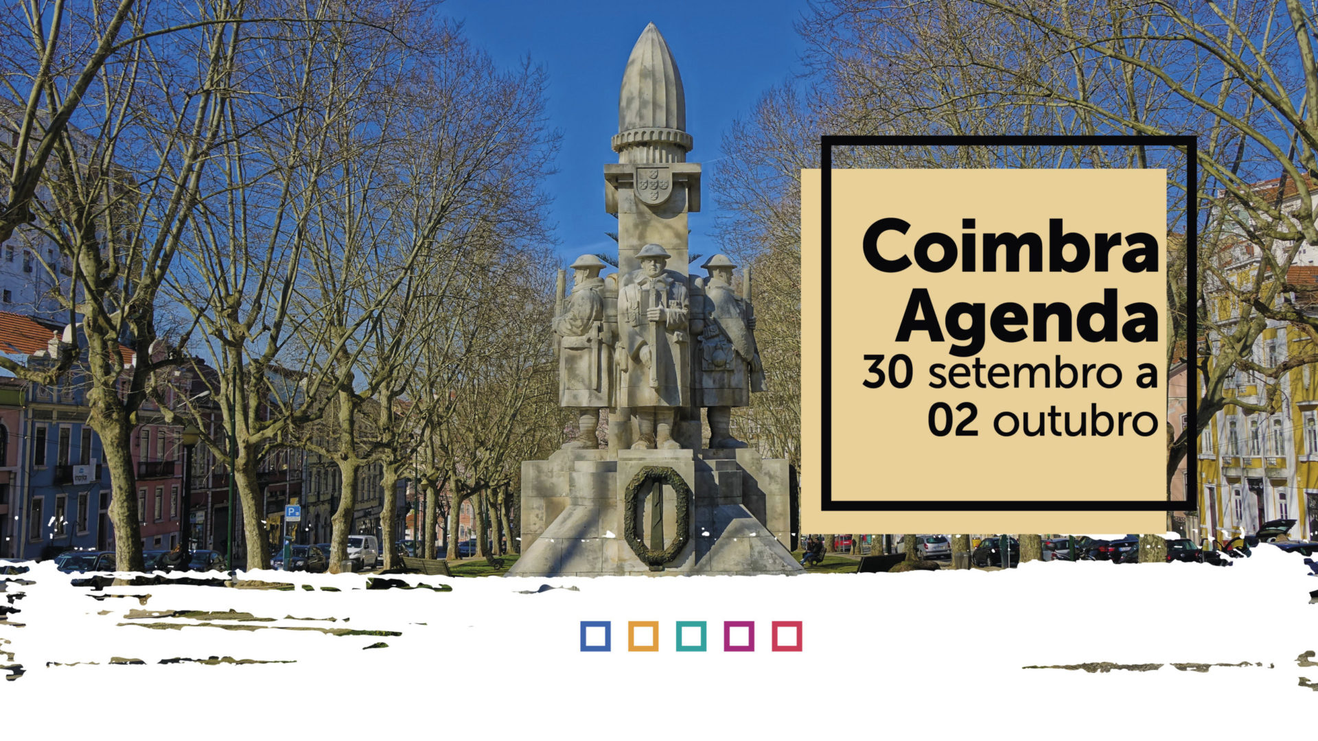 Atividade cultural do Município de Coimbra para o fim de semana