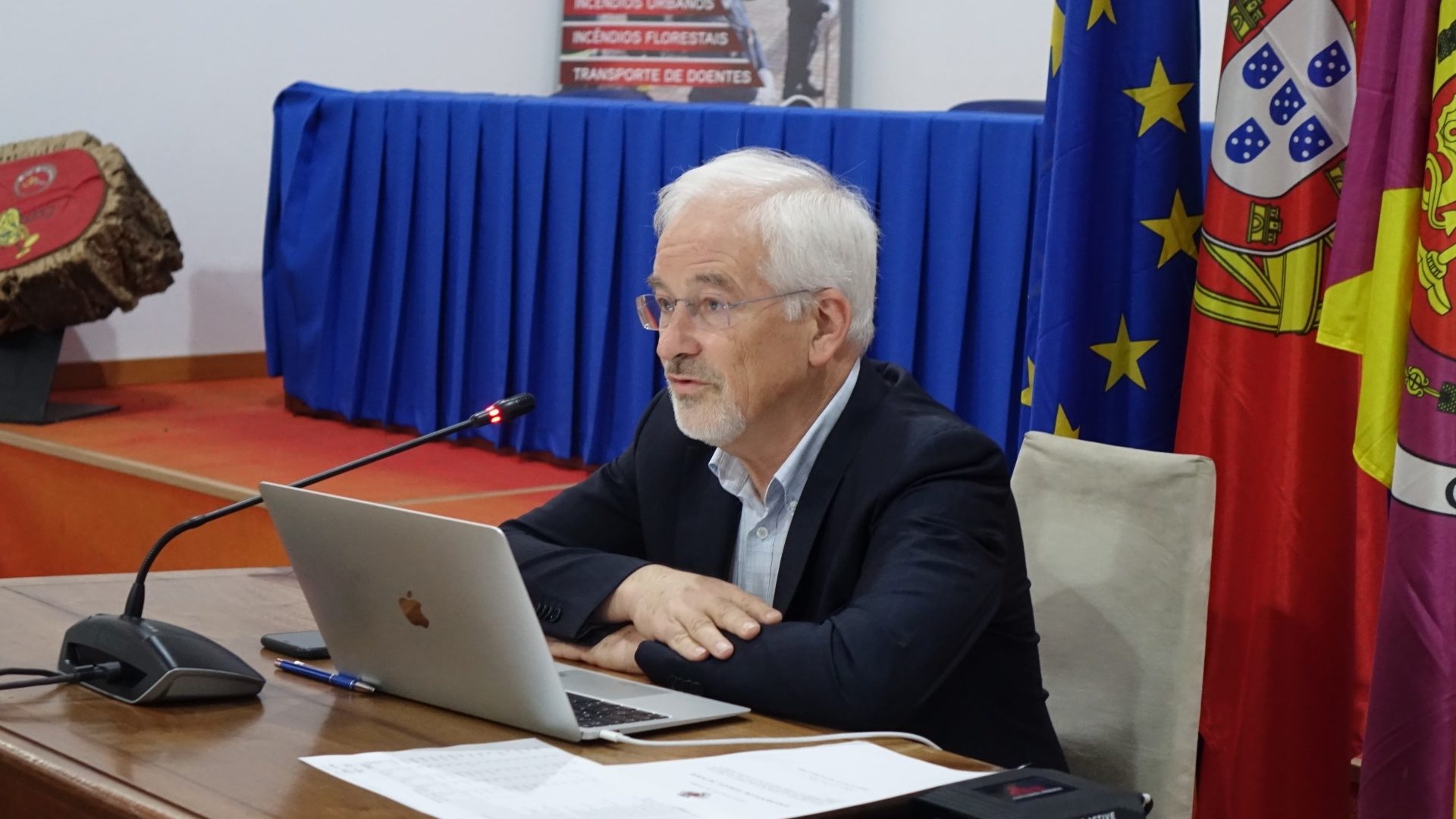 José Manuel Silva em Brasília para assistir às comemorações do bicentenário da independência do Brasil