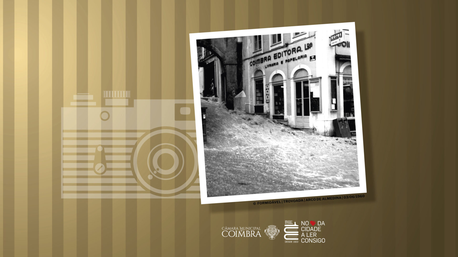 Cheias em Coimbra são tema de exposição na Biblioteca Municipal