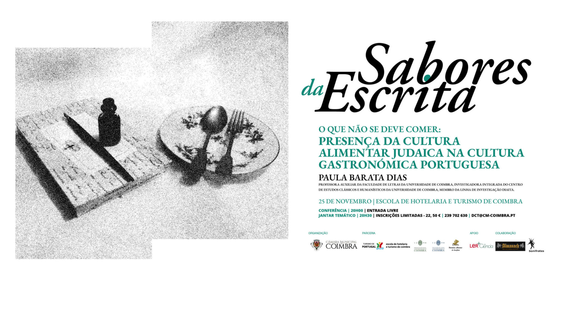 Ciclo “Sabores da Escrita” regressa com influência da cultura alimentar judaica no património gastronómico português