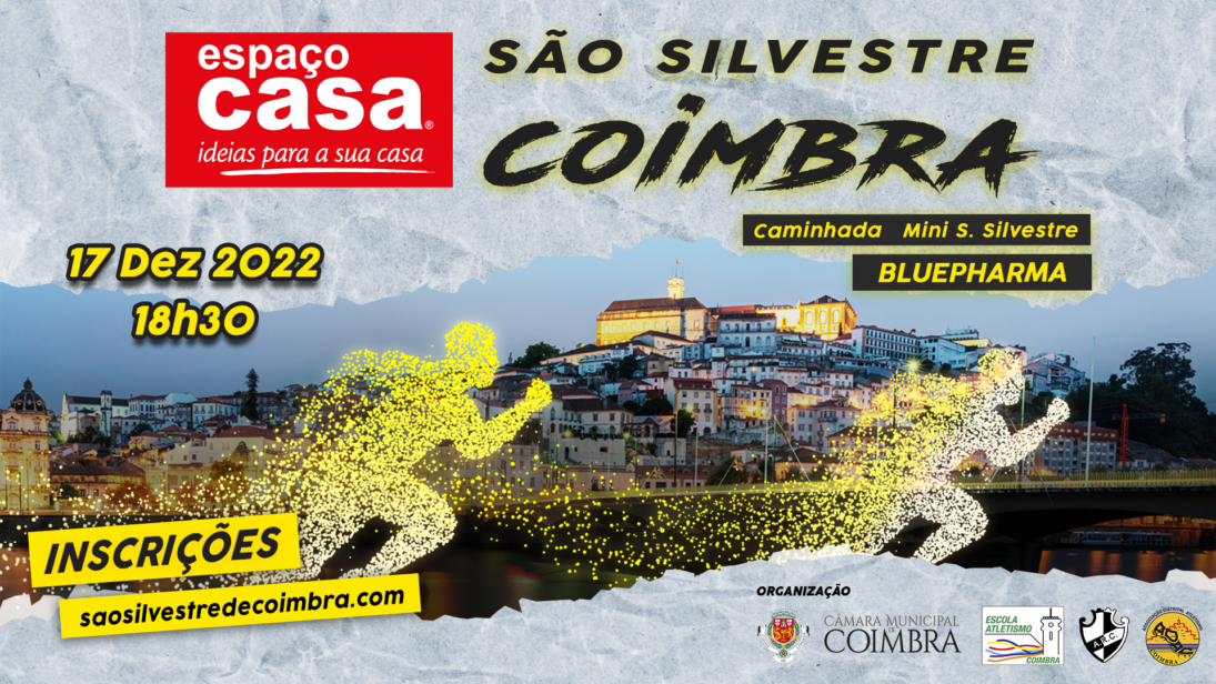 São Silvestre de Coimbra decorre a 17 de dezembro