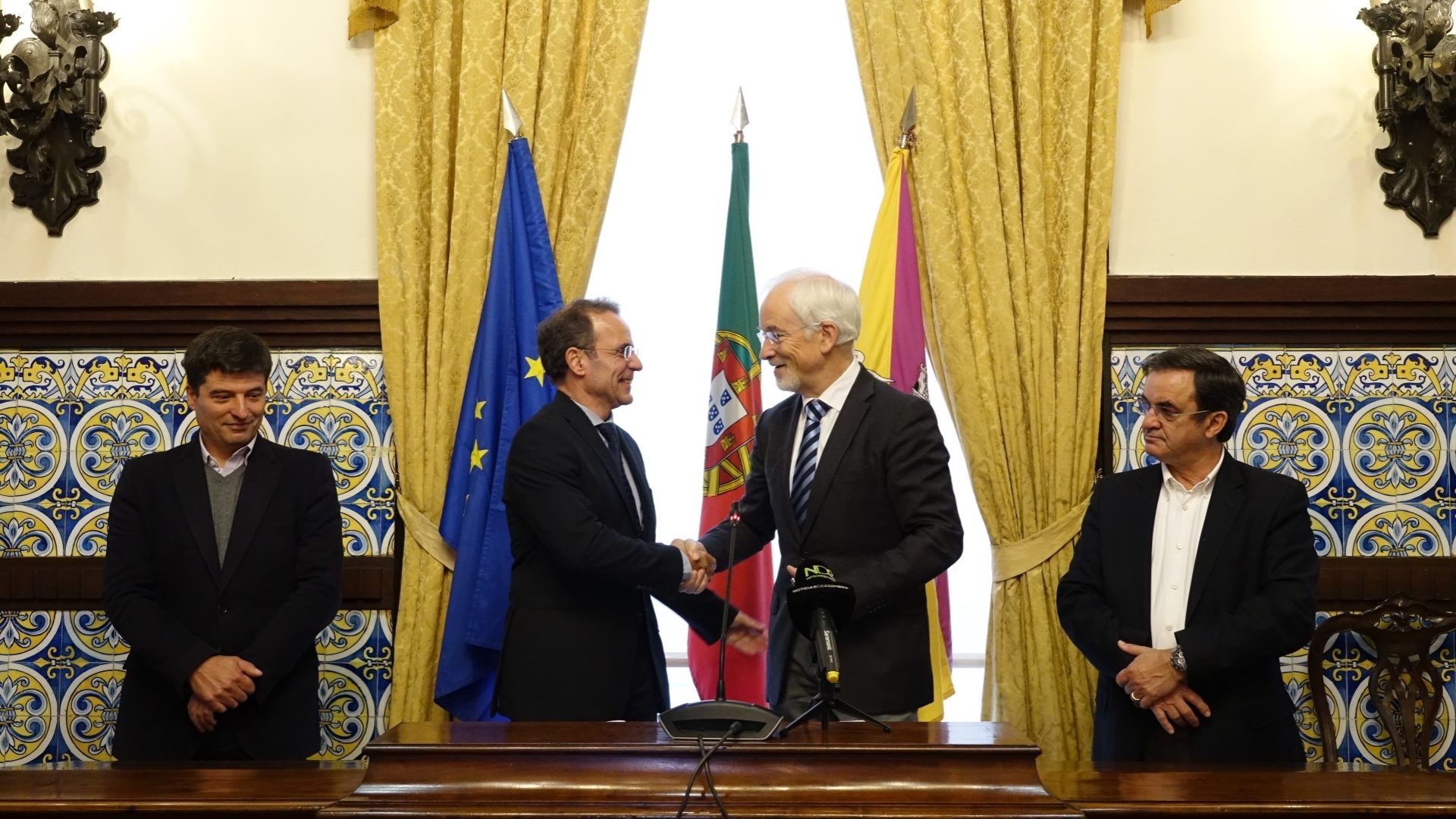 CM e Universidade de Coimbra assinam protocolo de cooperação digital