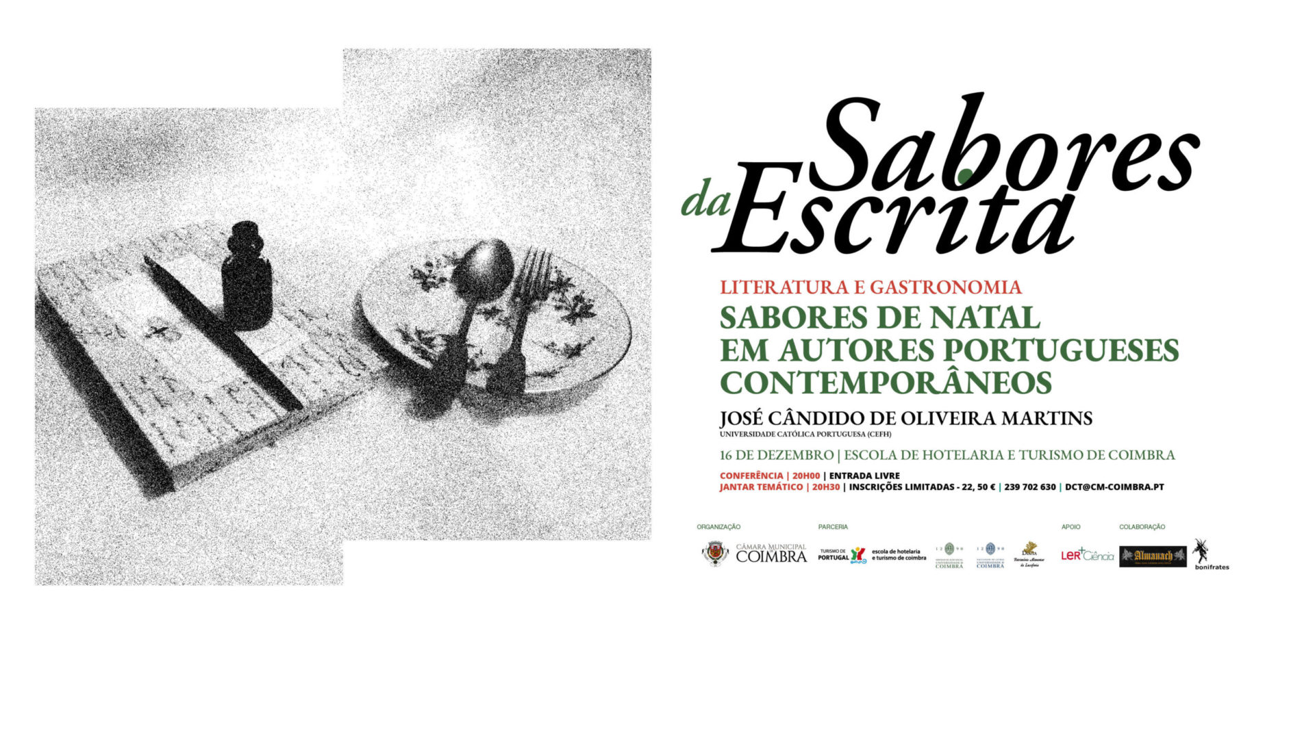 Ciclo “Sabores da Escrita” dedica conferência e jantar temático à literatura e gastronomia de Natal