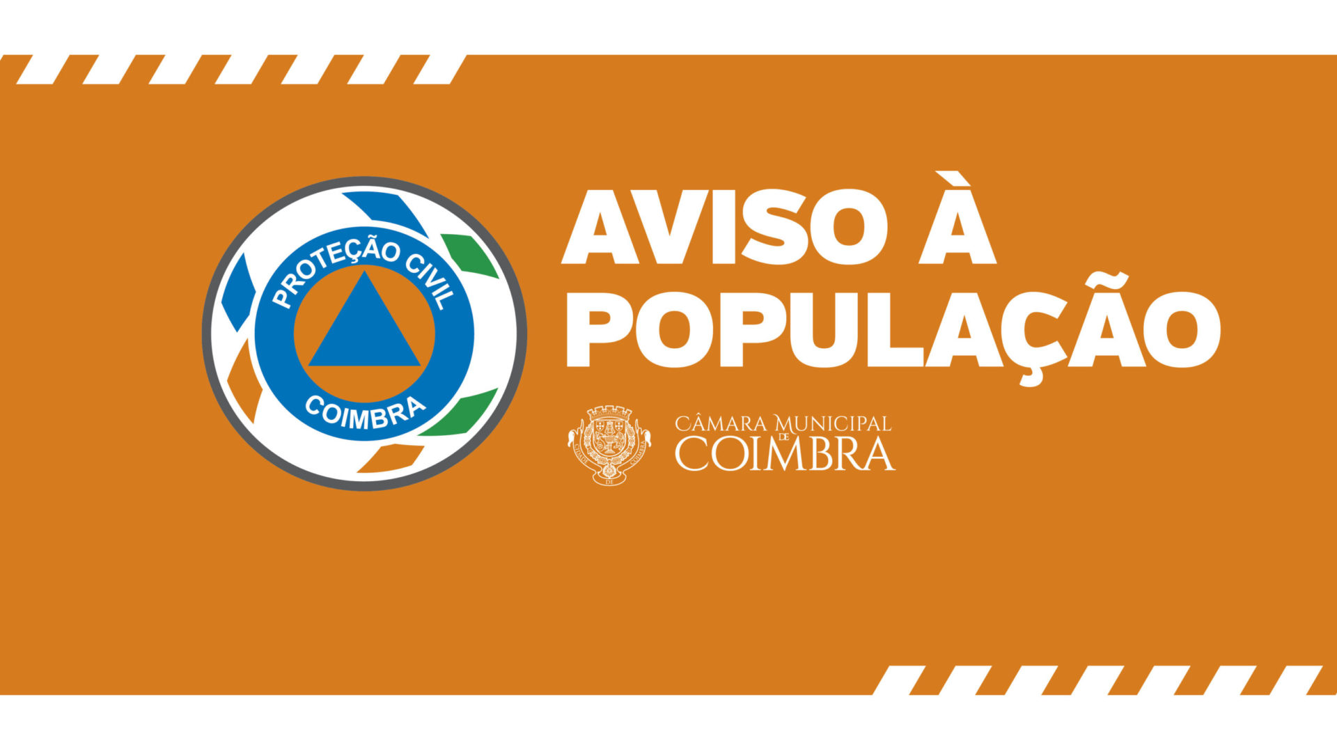 Aviso à população | Aviso Laranja para o Distrito de Coimbra