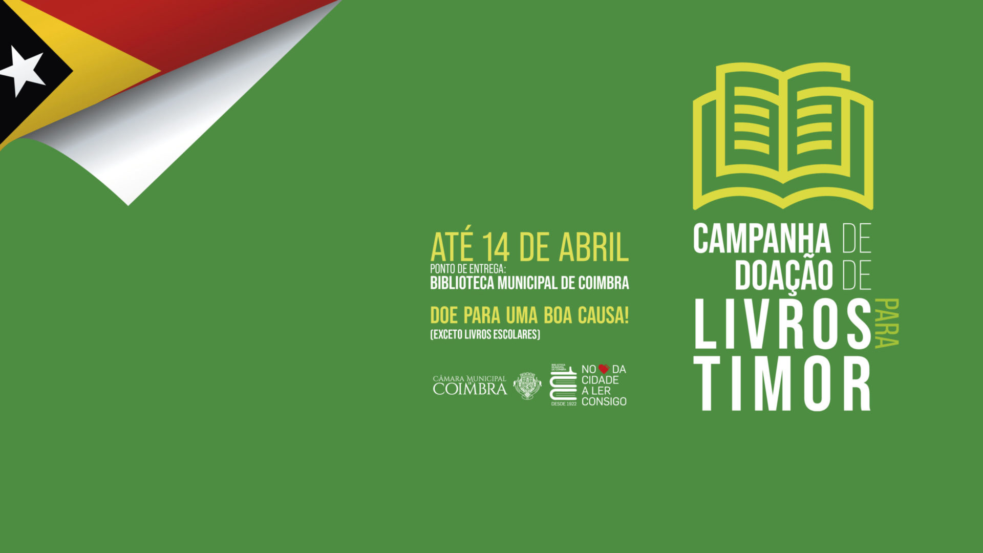 Biblioteca Municipal está a realizar campanha solidária de recolha de livros para Timor-Leste