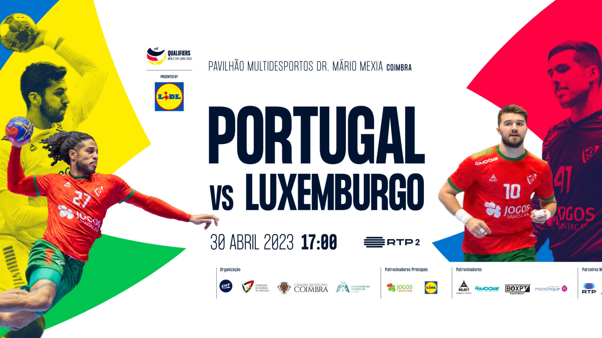 Heróis do Mar jogam dia 30 em Coimbra já apurados para o Europeu de Andebol de 2024