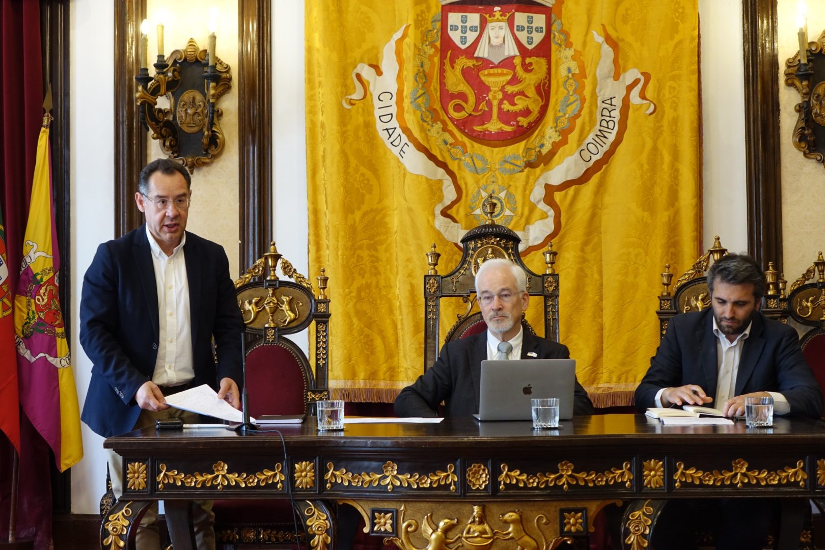 Comissão Municipal de Gestão Integrada de Fogos Rurais reunida na Câmara Municipal de Coimbra